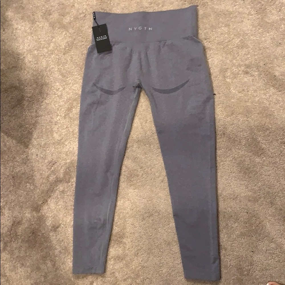 NVGTN | Grey Curve Leggings